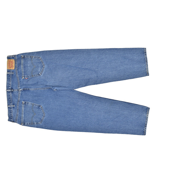 Men's Levi's 550 Relaxed Tapered Leg Blue Jeans Size 42x32 Cotton - Picture 1 of 8